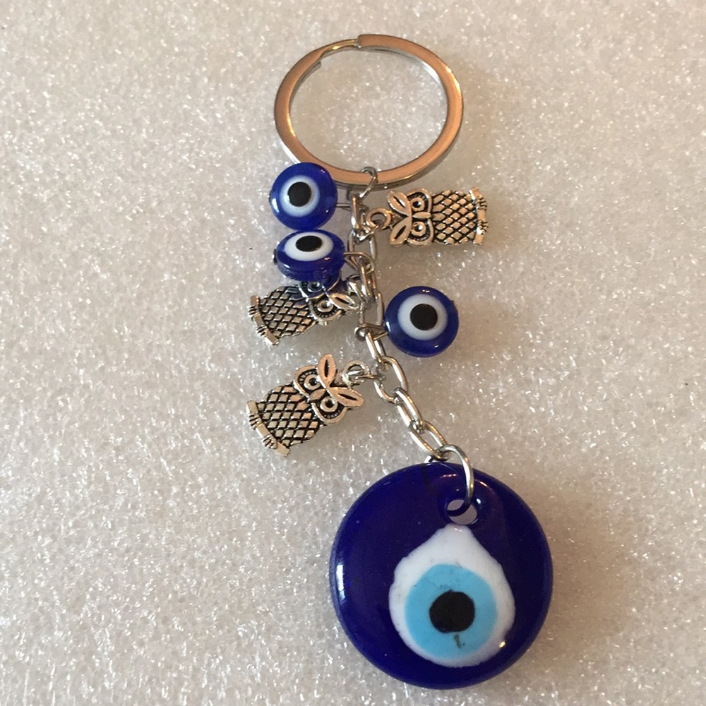 Evil eye ow keychain
